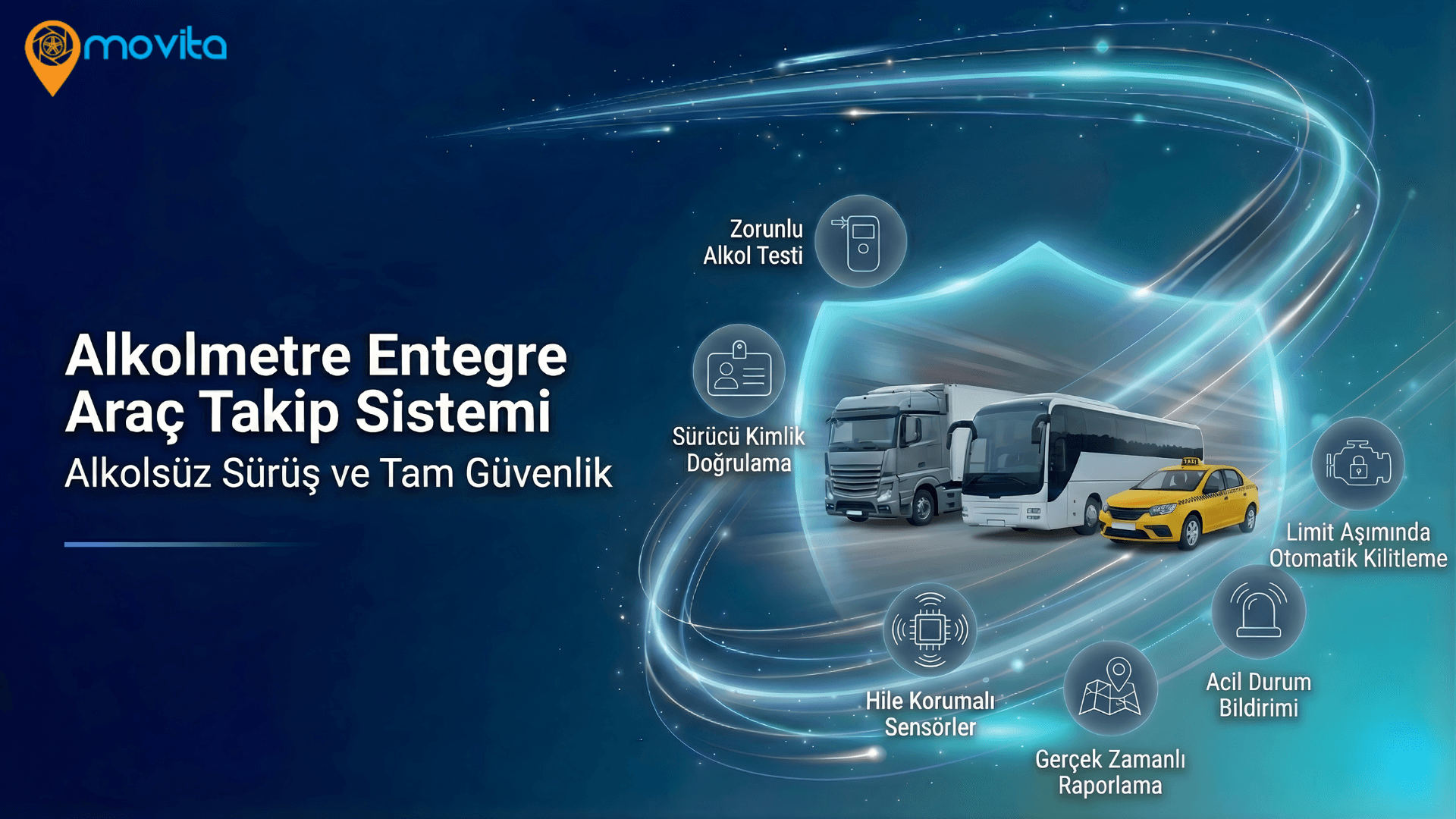 Alkolmetre Entegre Araç Takip Sistemi Ana Görsel