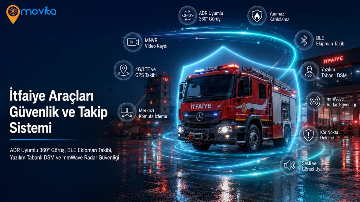 İtfaiye Araçları Güvenlik ve Takip Sistemi