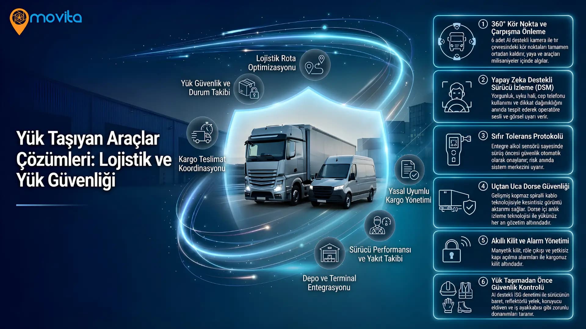 Kargo ve Dorse Taşımacılığında 6 Akıllı Güvenlik Adımı: Yapay Zeka Destekli Filo Koruması