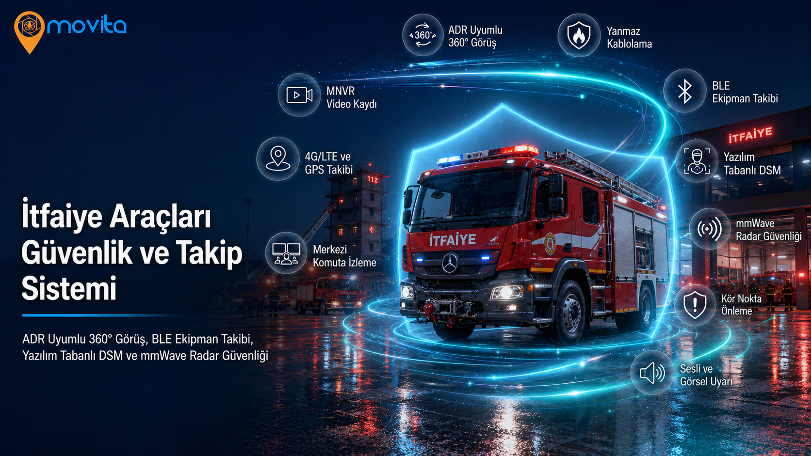İtfaiye Araçları Güvenlik ve Takip Sistemi
