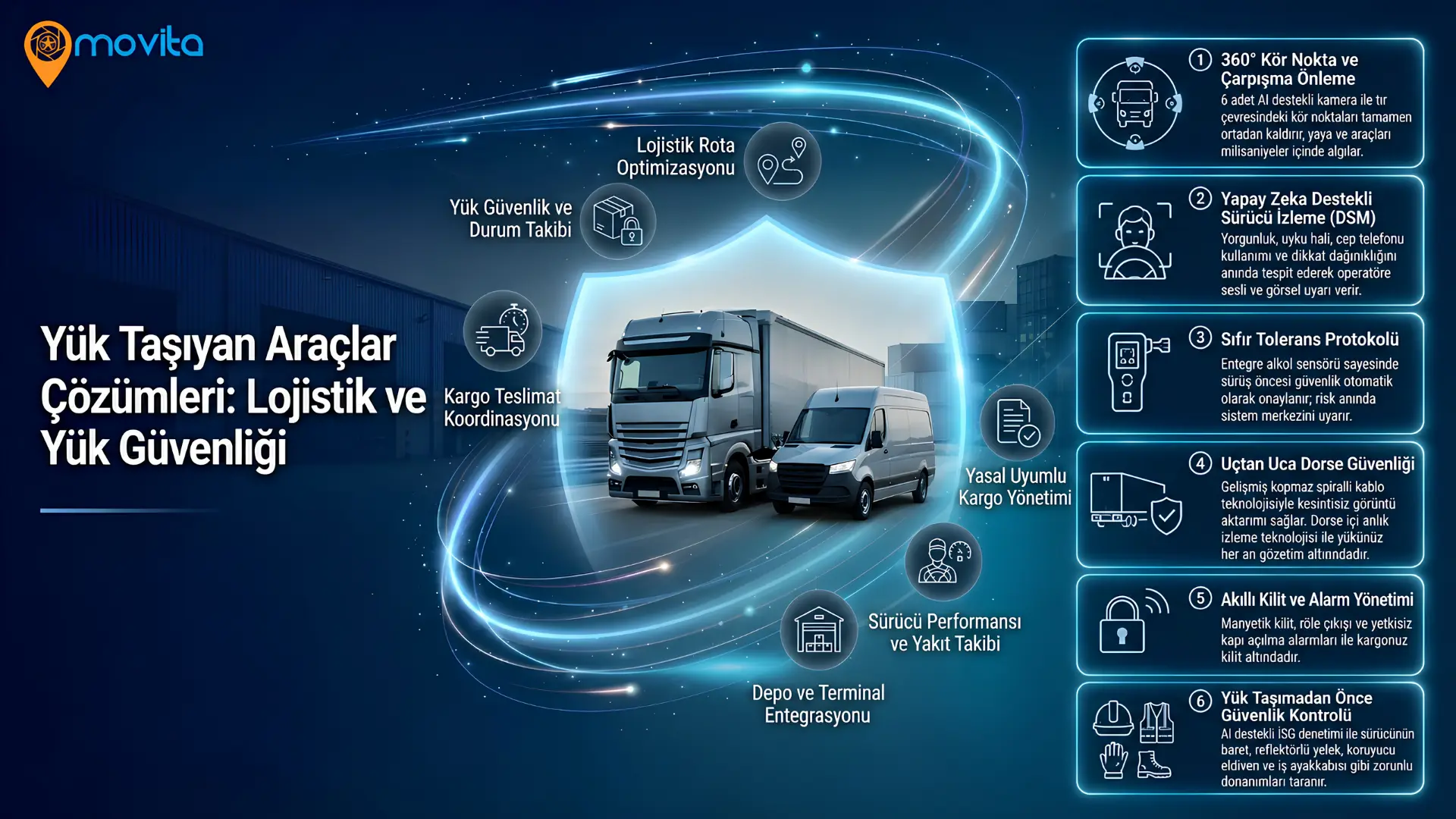 Kargo ve Dorse Taşımacılığında 6 Akıllı Güvenlik Adımı: Yapay Zeka Destekli Filo Koruması